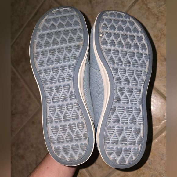 Bobs By Skechers Denim Sneakers Womans Size 7 - Picture 6 of 7